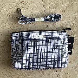 Scout Moira Crossbody Bag NWT Blue White Checkered